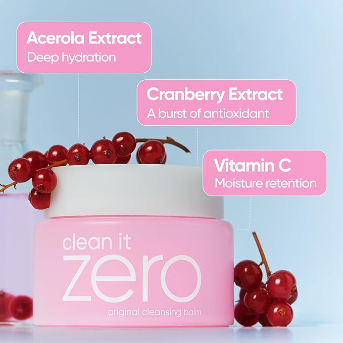 BANILA CO Clean It Zero Original Double Cleanse Set | Original Cleansing Balm 180ml + Foam Cleanser 150ml | Vegan Korean Face Wash for All Skin Types