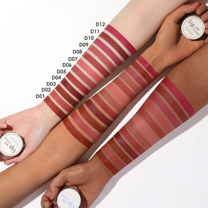FOCALLURE Velvet-hazy Matte Cheek Lip Mud Dual-use For Lips And Cheek Lip Clay High Pigment Lipstick Blush Lasting Lip Tint
