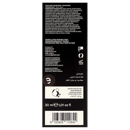 Nude Light Foundation - Fluid and Sensorial Makeup - With Moisturizing Properties - Smooth Coverage Blurs Small Imperfections for Flawless Appearance - 284 Honey - 1.01 oz