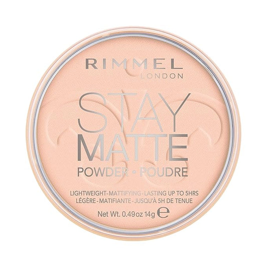 Rimmel London Stay Matte Long Lasting Pressed Powder - 002 Pink Blossom