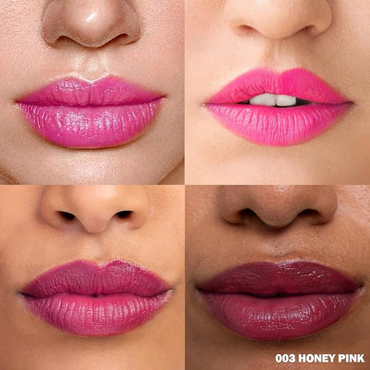Peel Off Lip Stain - Long Lasting, Transfer Proof and Waterproof Tattoo Lip Tint, Matte Finish Lip Stain Peel Off, Infused with Vitamin E & Algin & Hydroxyacetophenone, #003 Honey Pink