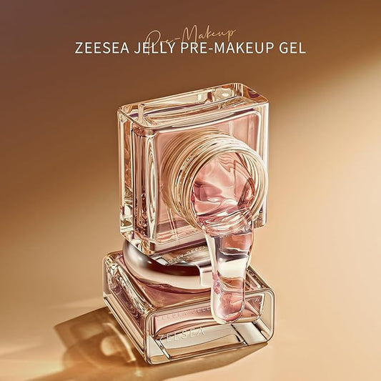 zeesea Hydrating Jelly Makeup Primer, Gel-Based Moisturizing Grip Makeup Lotion for Long Lasting, Restoring Makeup Primer for all Skin Type including Sensitive Skin, 1.06 Oz (30 g)