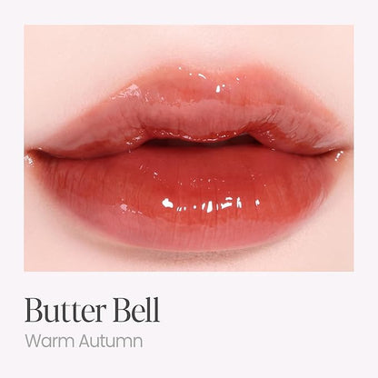 Espoir Couture Lip Tint Glaze #11 Butter Bell 0.14oz | Volumizing Lip Stain with Syrupy Shine | Long-Lasting & Vibrant Color for Radiant Lip Look | Moisturizing & Glossy Lip Tint | Korean Lip Makeup