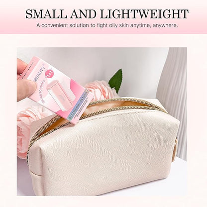 Oil Blotting Sheets For Face,Travel-Size Oil Blotting Sheets - Pocket-Friendly & Practical,Slotted Roll-On Oil Absorbing Paper,Ultra-Thin & Breathable,Lightweight Design 5M+5Mreplacement
