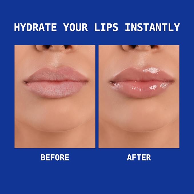 Ruby Kisses Hydrating Lip Oil Intense Treatment Gloss, Deep Hydrates & Heals with Natural Oils, Natural Shine Lip Care, Moisture, Repair & Antioxidant Protect
