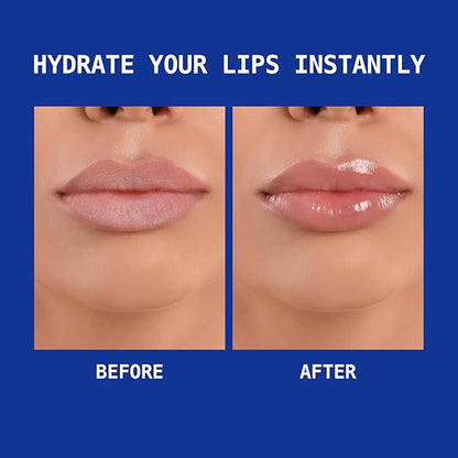 Ruby Kisses Hydrating Lip Oil Intense Treatment Gloss, Deep Hydrates & Heals with Natural Oils, Natural Shine Lip Care, Moisture, Repair & Antioxidant Protect