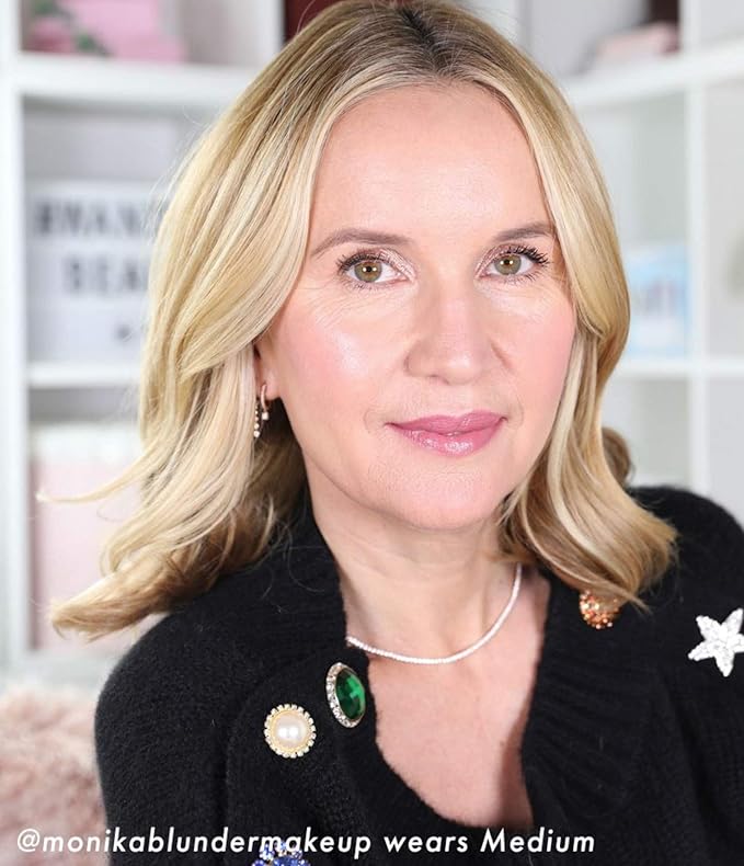 Wander Beauty Liquid Foundation - Fair Light, 20-Inch Tube, Medium to Full Coverage, Vitamin-Rich with Passiflora, Black Currant, Sodium Hyaluronate, Lotus, Gotu Kola, Niacinamide