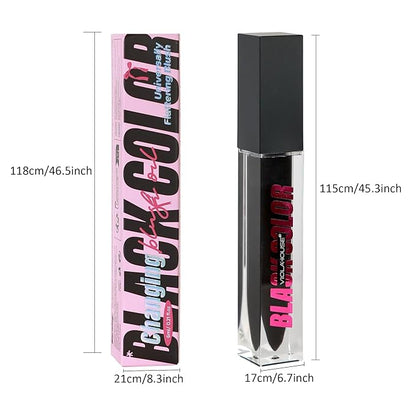 viola house Black Liquid Blush,Moisturising Color Changing Black Blush,Water-Based Ph Color Changing Blush,Multi-Purpose Liquid Blush Oil For Cheeks,Eyes and Lips 6ml/0.21oz ﻿
