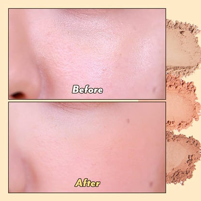 I'm Meme Compact - Oil Cut Pact 0.34 Oz + Palette - Afternoon Tea Blusher | 3 Shades Milk Tea Time, 0.42 Oz Bundle