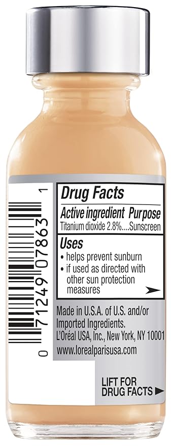 L'Oreal Paris Makeup True Match Super-Blendable Liquid Foundation, Natural Beige W4, 1 Fl Oz,1 Count