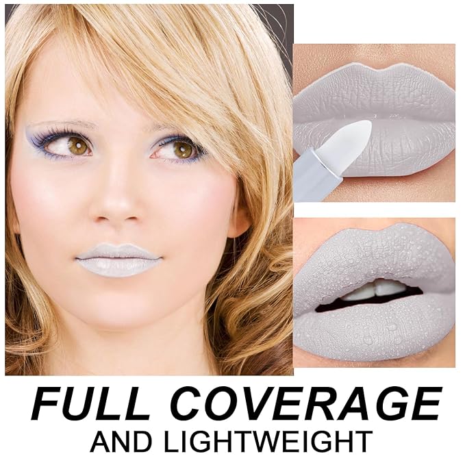 Matte Bullet Long Wear Lipstick - Vegan and Cruelty-Free - Smudge and Waterproof Matte Lipstick with Moisturizing Formula - All Day Comfort - (Frosted Pearl #27)
