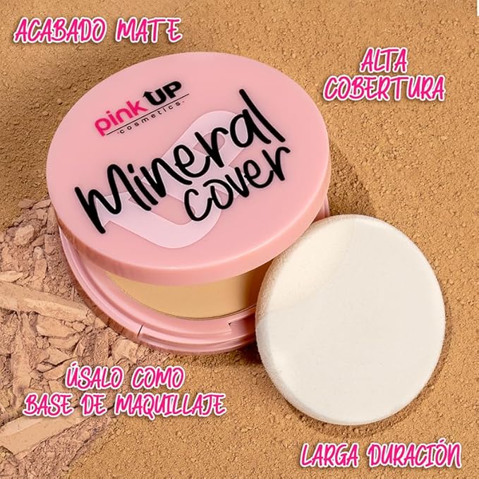 Mineral Cover Compact Powder| Make Up| Setting Powder| Pressed Powder| Face Make Up |Long-lasting| Full coverage| Does not clog skin pores| Model PKM300