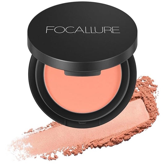 FOCALLURE Silky Face Pressed Blush,High Pigment Mineral Blusher,Create a Fade-free Flawless Finish and Give your Skin a Natural Glow,Lightweight Facial Blusher Makeup,TIPSY