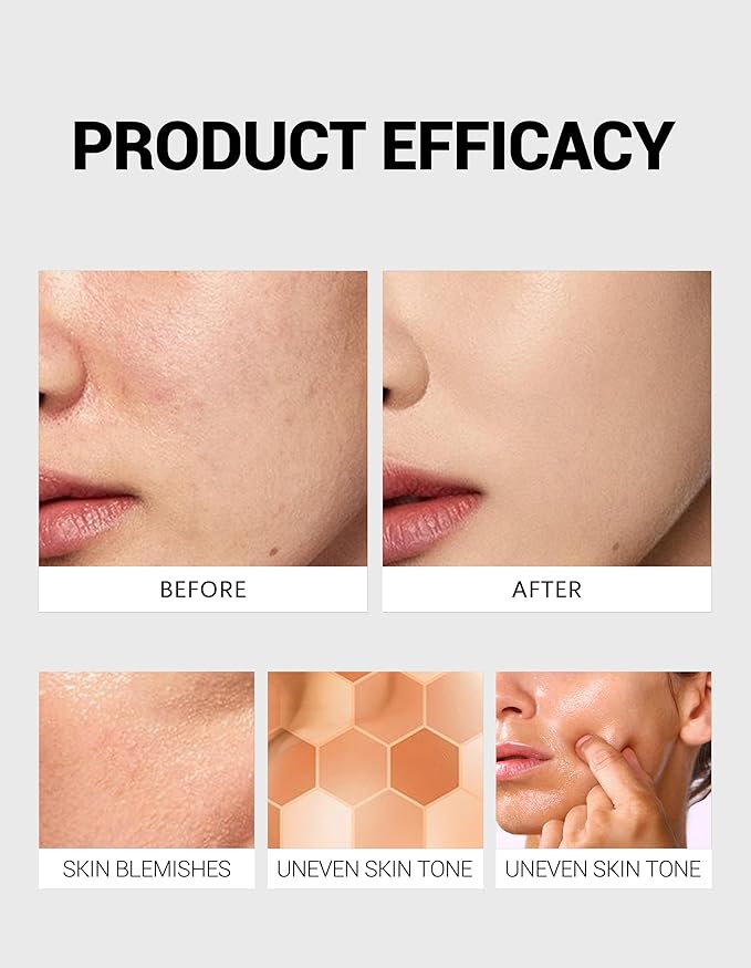 Erinde Color Changing Foundation Makeup, Liquid Foundation Moisturizing BB Cream Makeup Base, Improves Uneven Skin Tone, Blendable, Lightweight, Medium Coverage, Vegan & Cruelty-Free, 1 Fl Oz