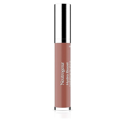 Neutrogena Hydro Boost Moisturizing Lip Gloss, Hydrating Non-Stick and Non-Drying Luminous Tinted Lip Shine with Hyaluronic Acid to Soften and Condition Lips, 27 Almond Nude Color, 0.10 oz