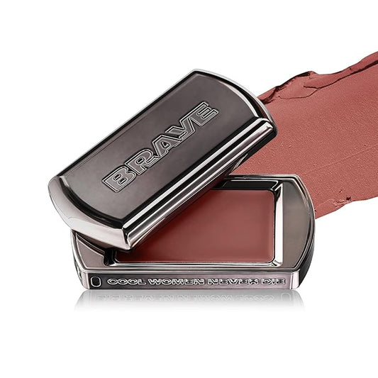 BRAYE LIPSLEEK BLUR | Blush for Cheeks & Lips, Korean Makeup Blush, Cool Lip and Cheek Balm, Vegan Cream, Lightweight w/Blendable & Buildable Makeup, Natural Look 06 LOFTY 0.08oz