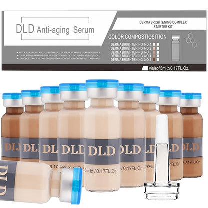 BB Glow Simple Pack BB Glow Essence Microneedle Skin Treatment Kit Essence Foundation Anti-Aging Pigment Skin Care Set 10 Bottles