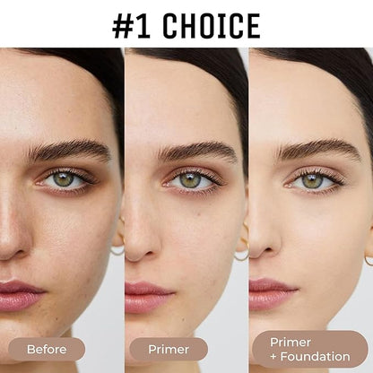 Face Primer for Makeup, Hydrating Long-Lasting Oil Control Pore Minimizer, Private Label Makeup Base with Vitamin E & Aloe, Smooth Matte Finish Primer for All Skin Types, Cruelty-Free, Vegan, 30ml