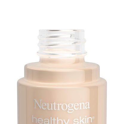 Neutrogena Healthy Skin Liquid Makeup Foundation, Broad Spectrum SPF 20 Sunscreen, Lightweight & Flawless Coverage Foundation with Antioxidant Vitamin E & Feverfew, 40 Nude, 1 fl. oz