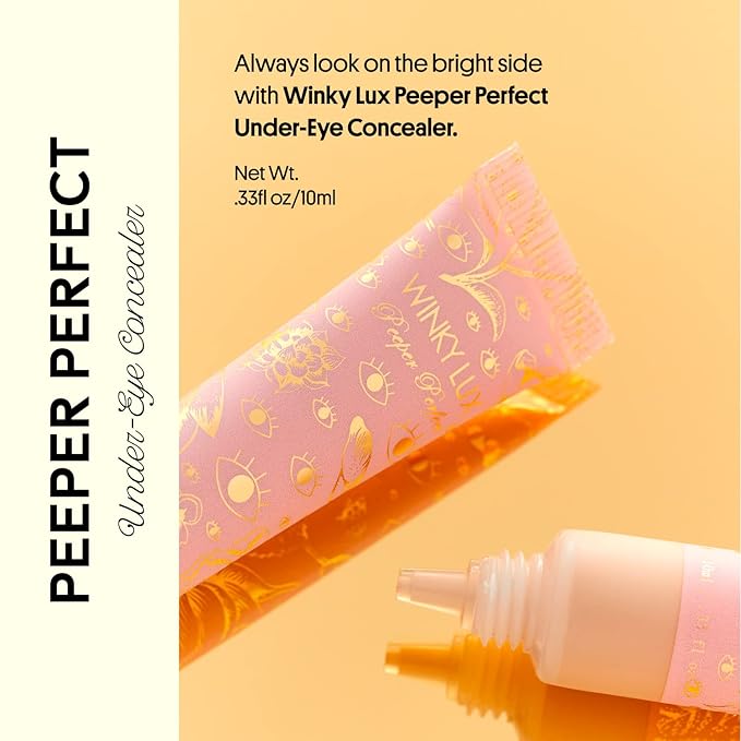 Winky Lux Peeper Perfect Under Eye Concealer (Fair) and Winky Lux Peeper Correct Peach Color Corrector