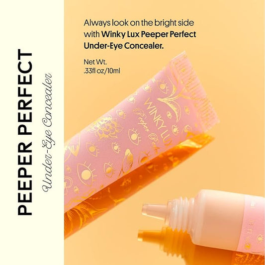 Winky Lux Peeper Perfect Under Eye Concealer (Fair) and Winky Lux Peeper Correct Peach Color Corrector