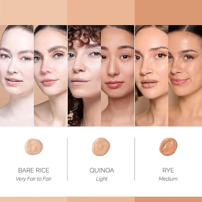 OFIR Sheer Skin Hydrating Tinted Moisturizer | Makeup Tinted Moisturizer | Breathable,Lightweight Hydration | Skincare | Vegan, Sheer Coverage, Evens Complexion | Bare Rice - Very Fair to Fair 1 FL OZ