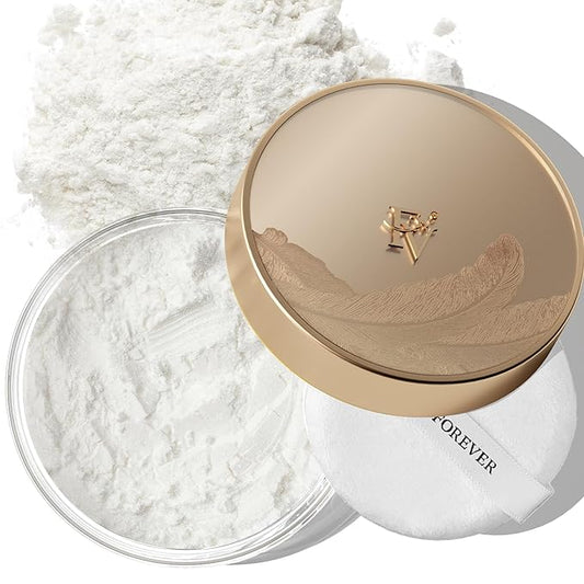 FV Matte Translucent Setting Powder, Lightweight & Blurring Pores, Long Lasting Loose Powder with Shimmer Finish, Oil-control and Talc-free, For All Skin Tones, 03 Shimmer Sheer