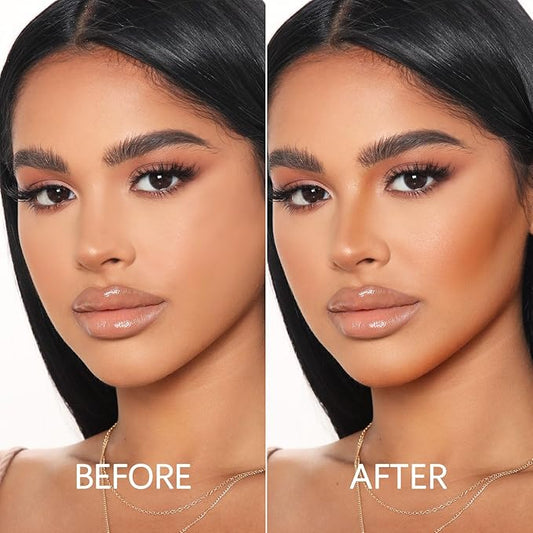 Boobeen Contouring Stick, Cream Matte Foundation Concealer Makeup, Contour, Highlight and Concealer, Longwear Contour Foundation Face Stick, Flawless