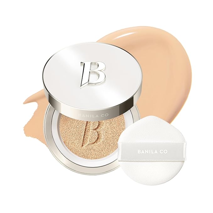 BANILA CO Covericious Ultimate Cover Cushion | Up to 100HR Long-Wear Foundation | 20 Shades for All Skin Tones | Matte & Lightweight Finish | Korean Cushion Foundation (14g / 0.49 oz), 23N MEDIUM