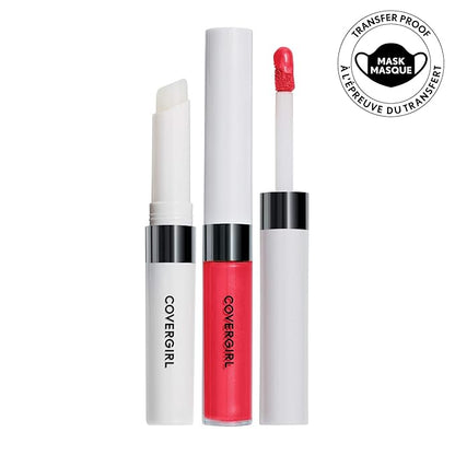 COVERGIRL Outlast All-Day Lip Color with Topcoat, Ever Red-Dy, Pack of 1