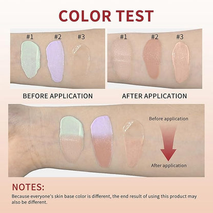CC Cream, Color Correcting Cream with SPF 25, Even Skin Tone Makeup and Skin Care, Hydrating Serum Coverage Lightweight Foundation, Invisible Pores Concealer (Transparent, 0)