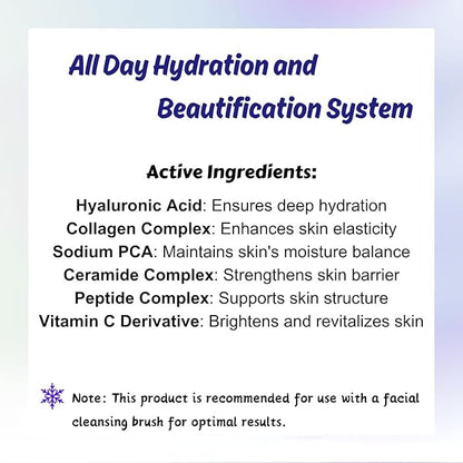 Suppin BB Hydrating Skincare Cream, Makeup Foundation Moisturizer for Women of All Skin Types, Strenghtens & Enhances Skins, Lightweight C White Floral Bouquet- 30g/1.07oz