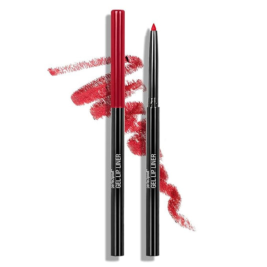 wet n wild Perfect Pout Matte Retractable Gel Lip Liner Pencil, Rich Creamy Long Lasting Color, Well-Defined and Flawless Application, Vegan & Cruelty-Free - Red The Scene
