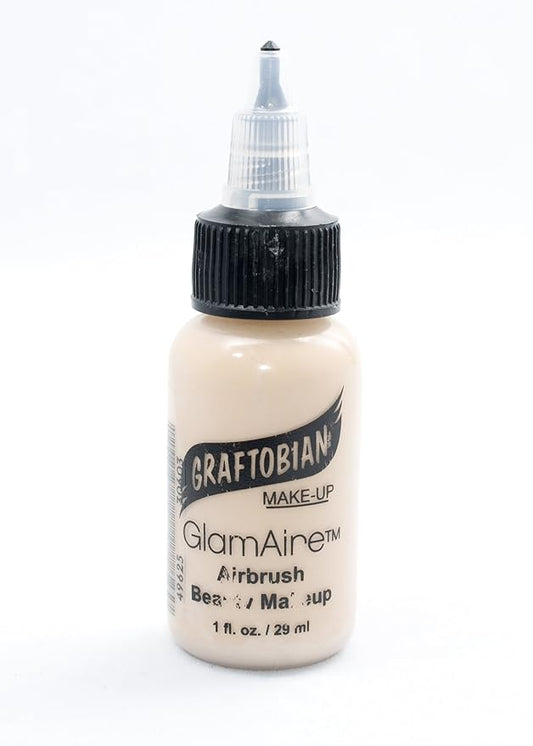GlamAire Airbrush Makeup by Graftobian - High Definition Airbrush Foundation, Professional Formula for Long-Lasting Wear, For Makeup Artists and Beauty Aficionados, Made in USA, Buff ©