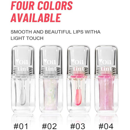 Warm Pearl Lip Oil - Magic Color Changing, Moisturizing, Reduces Lip Lines, Pearlescent Color Change