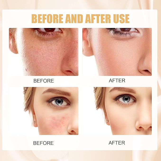 2Pcs TLM Color Changing Foundation Makeup, Moisturizing Flawless Full Coverage Face Foundation Color Changing for Woman All Skin.