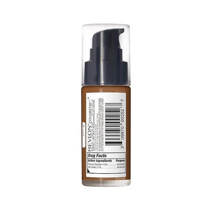 Revlon Liquid Foundation, ColorStay Face Makeup for Normal & Dry Skin, SPF 20, Longwear Medium-Full Coverage with Natural Finish, Oil Free, 500 Walnut, 1 Fl Oz