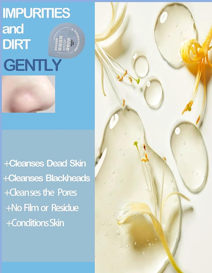 8pc Deep Cleansing Blam for Face, Mini Makeup Remover Blam, Gentle Facial Makeup Remover, Moisturizing Pore Face Cleanser, Individually Packaged Travel Essential Makaup
