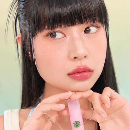 Peripera Ink Mood Glowy Tint | Lip-Plumping, Naturally Moisturizing, Lightweight, Glow-Boosting, Long-Lasting, Comfortable, Non-Sticky, Mask Friendly, No White Film 023 CORAL CHEMISTRY (LUCKY LOTTERY)