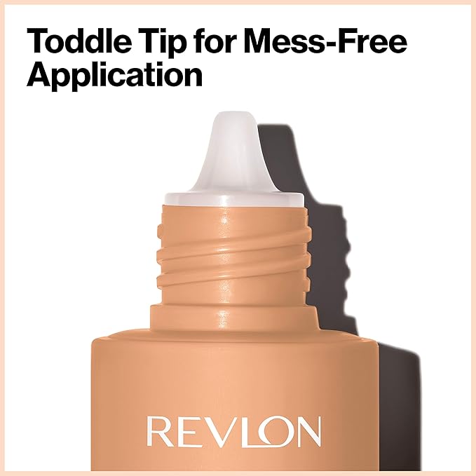 Revlon ColorStay Light Cover Liquid Foundation, Hydrating Longwear Weightless Makeup with SPF 35, Light-Medium Coverage for Blemish, Dark Spots & Uneven Skin Texture, 280 Tawny, 1 fl. oz.