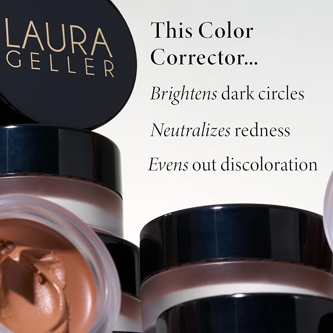 LAURA GELLER NEW YORK Ideal Fix Concealer and Cancel-n-Conceal Set, Deep: Full Coverage Liquid Concealer and Color Corrector Kit