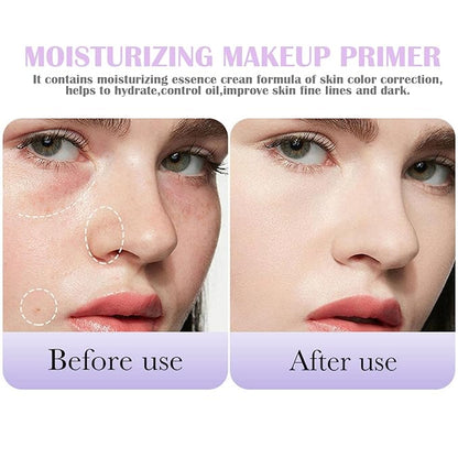 Color Correcting Facial Primer SPF 50 PA+++,3 In 1 Isolation Cream One Step Brightening Primer to Even Skin Tone Primer Oil Control Skin Corrector Face Makeup Base