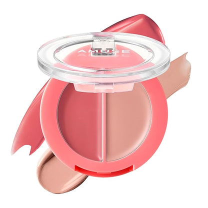 Amuse SEOUL Lips and Cheeks Healthy Balm 05 FIG BALM | Moisturizing, Glossy, Creamy Texture, Lightweight, Dewy Finish, Natural-looking Color, K Beauty Makeup, Vegan (1.5g / 0.05 oz)