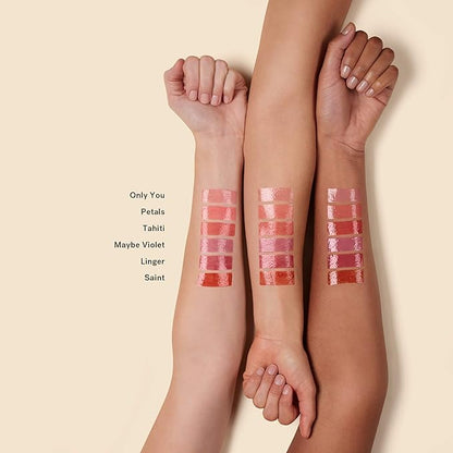 ILIA - Balmy Gloss Tinted Lip Oil | Smoothing Lip Color, Never Sticky | Hydrate, Plump + Moisturize with Hyaluronic Acid | Vegan, Cruelty + Gluten-Free (Saint, 0.14 fl oz | 4.3 ml)