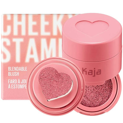 Kaja 3-in-1 Blendable Sculpting Trio - Play Bento 2.5 Dolce Cappuccino + Blush - Cheeky Stamp 01 Coy, 0.17 Oz