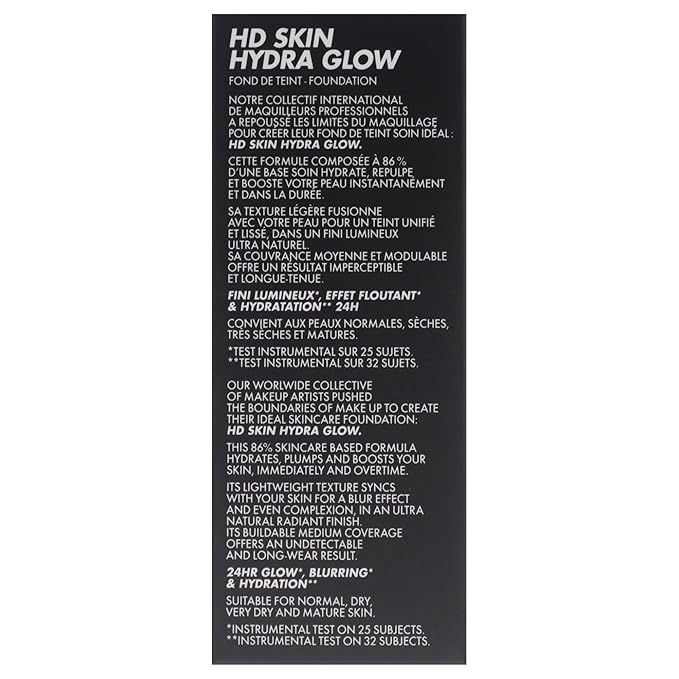 HD Skin Hydra Glow - 2Y36 Warm Honey by Make Up For Ever for Women - 1 oz Foundation