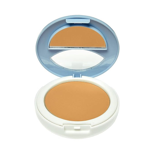 Ruby Kisses No More Blemish Face Powder with Salicylic Acid Korean Makeup Matte Finish Full Coverage Pressed Powder (Toffee)