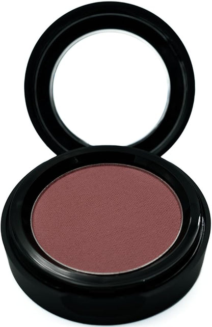 Cabernet Wine Deep Dark Rose Pink Red Vegan Blush Pressed Cheek Color Powder, Talc & Paraben Free, No Animal Testing & Cruelty Free