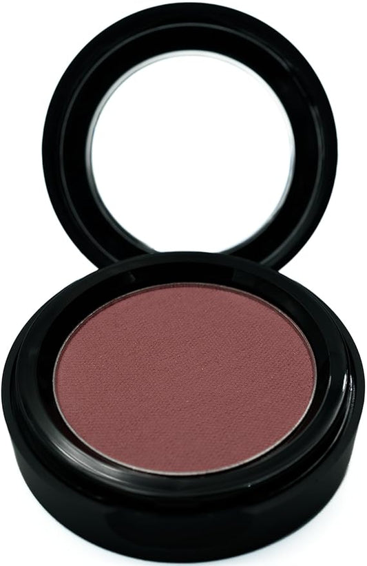 Cabernet Wine Deep Dark Rose Pink Red Vegan Blush Pressed Cheek Color Powder, Talc & Paraben Free, No Animal Testing & Cruelty Free