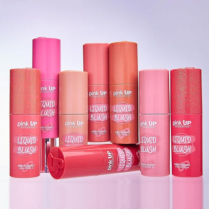 | Liquid Blush | Long-Lasting Liquid Blush | Non-Greasy | Highly Pigmented | Suitable for All Skin Types | Matte Colors | Subtle Shimmer Highlights | Shade: Sunny| 6ml | Model PKLB04
